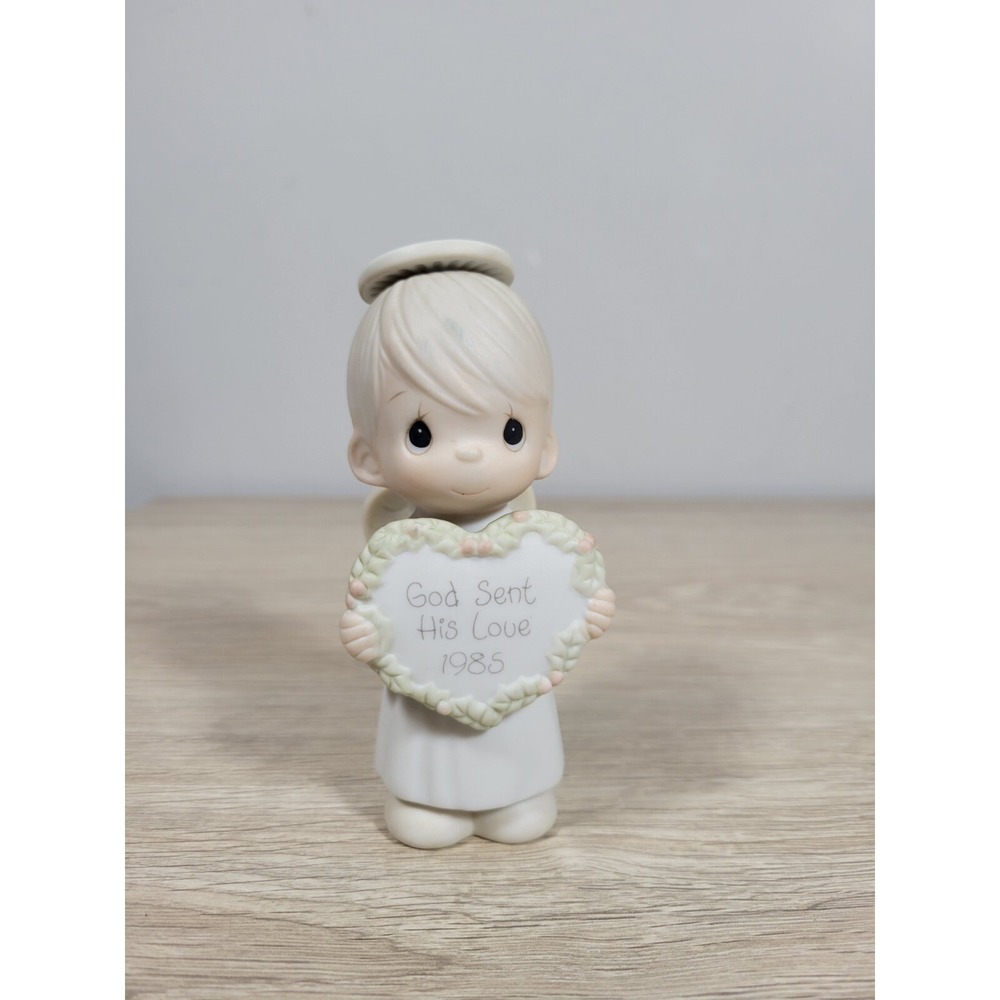 Precious‎ Moments  God Sent His Love 1985  Figurine 15881